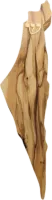 Large mezuzah in the shape of a map of the Land of Israel, made of olive wood, handmade
