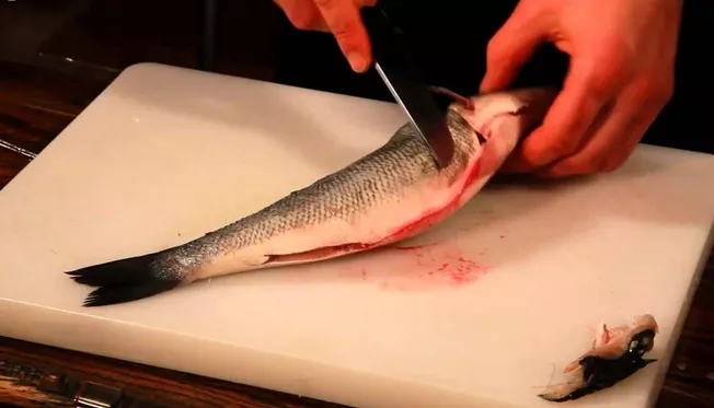 Fish cutting Fish cutting
