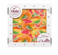 4607037434943 «Мармелад желейный резной «Дольки с корочкой Ассорти» ароматизированный» (620 г, по 6 шт., ТЗ НЕВА (2)