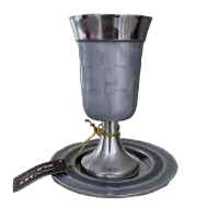 Стакан для кидуша серый