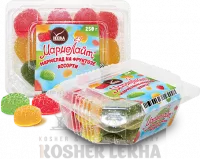 4607037439948 «Мармелад желейный формовой «Ассорти» ароматизированный на фруктозе» (250 г, по 8 шт., ТЗ НЕВА, «Мармелайт»)