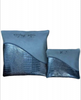 Cover for tallit and tefillin, made with two typs leather of crocodile