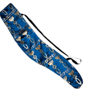 Embroidered shofar bag with graftit - in pattern