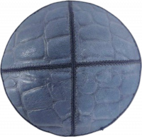 Luxury Crocodile Leather kippah, 100% genuine, handmade