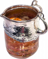 Natilatnitsa made of glass coated with 925 sterling silver