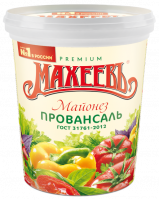 4604248000554_Махеев Провансаль Майонез классич 820 мл 50,5% ведро