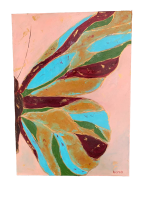 Бабочка половинка